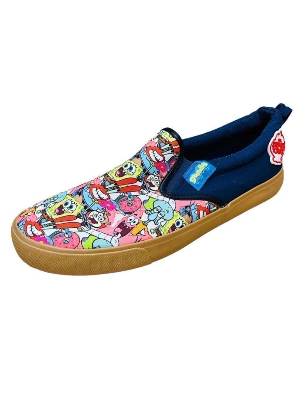 SpongeBob SquarePants Nickelodeon Ground Up Men’s Slip On Loafers Sz 13